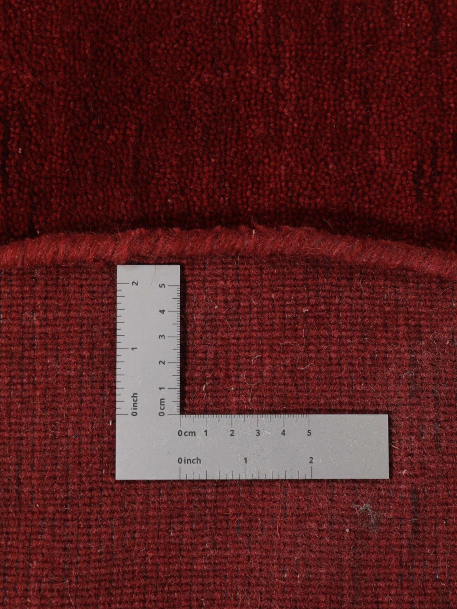 Modern Handknotted Solid Dark Red 100% Woolen Hand Tufted Rug Designer ...