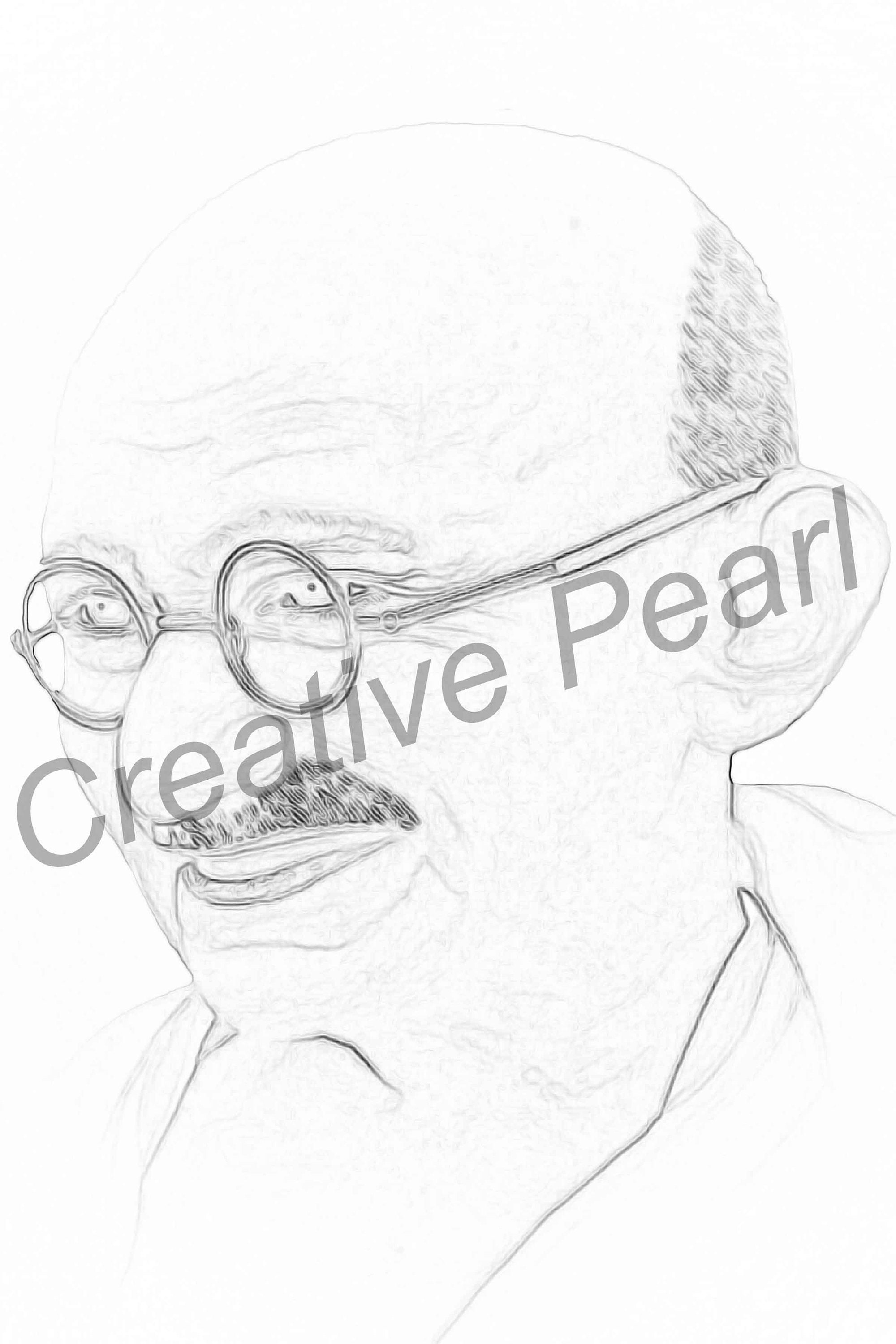 Mahatma Gandhi Photo Print 10 Photo Father of the Nation Zip Etsy