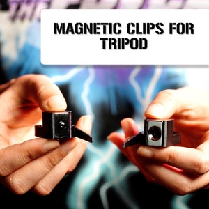 Magnetic Clips for Tripod Legs – Keep It Together (6 pcs)