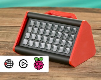 V3-Schiebegehäuse StreamDeck MK2 XL Plus und Pi4/Zero | Multimedia-Controller