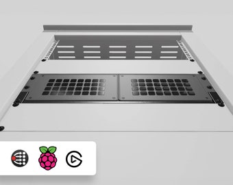 3D Print files | Rack Mount StreamDeck & Raspberry Pi | Multimedia controller