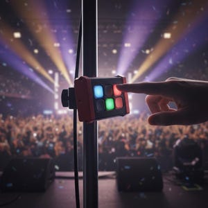 Stream deck Module 6 – Pipe Mounted Button Controller for Companion & AV Control