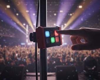 Stream deck Module 6 – Pipe Mounted Button Controller for Companion & AV Control