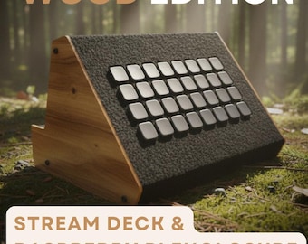 Stream Deck & Raspberry Pi Enclosure – Wood Edition