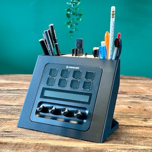 Streamdeck MK2 XL PLUS Stand - Memory card holder and Planter