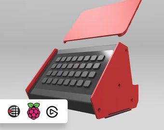 3D Print files | StreamDeck XL and Raspberry Pi Enclosure v1 + v2 | Multimedia controller