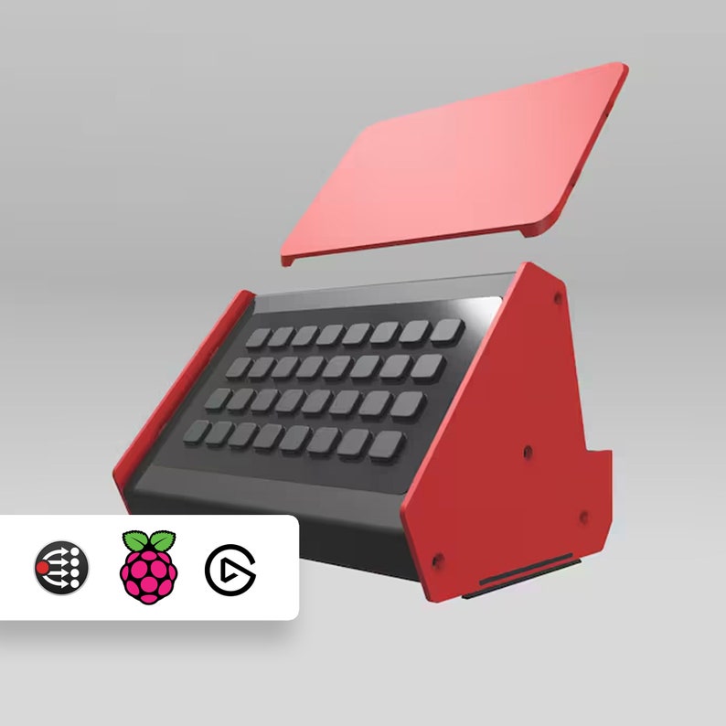 3D Print Files | Streamdeck XL and Raspberry Pi Enclosure V1 + V2 ...