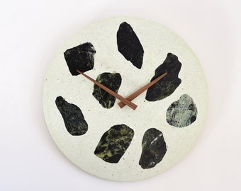 Lastryko Wall Clocks | Terrazzo Wall Clocks |  Wooden Hand | Interior Design | Handmade