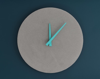 Orologi da parete in cemento / Orologi da parete in legno / Design d'interni / Fatti a mano