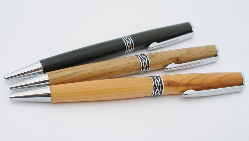 Woodturning Pen Kits The Celtic Knot Streamline image 2