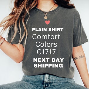 Comfort Colors® Shirt C1717 T-shirt semplice vuota Comfort Colors® T-shirt vuote 1717 Comfort Colors® Camicie vuote all&#39;ingrosso ComfortColor Maglietta semplice