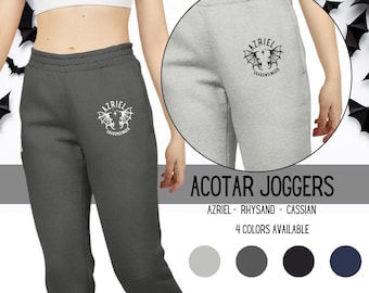 ACOTAR Joggers Sjm Merch Azriel Fleece Sweatpants Bat Boys Gift