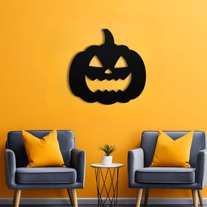 Jack O&#39; Lantern Sign Pumpkin Metal Sign Fall Mantel Decor Pumpkin Yard Stake Halloween Lawn Ornament Autumn Jack Harvest Garden Decor DieCut