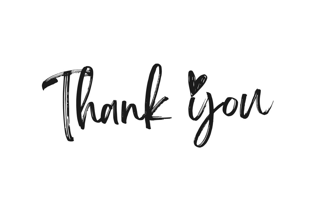 Thank You Cards, Digital Prints, Customize, PDF, PNG, 10 Designs