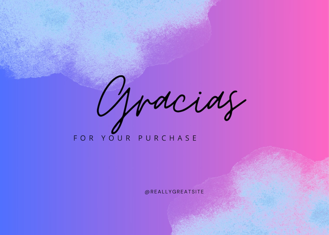 Thank You Cards En Espanol, Gracias Tarjetas, Tarjetas De Gracias