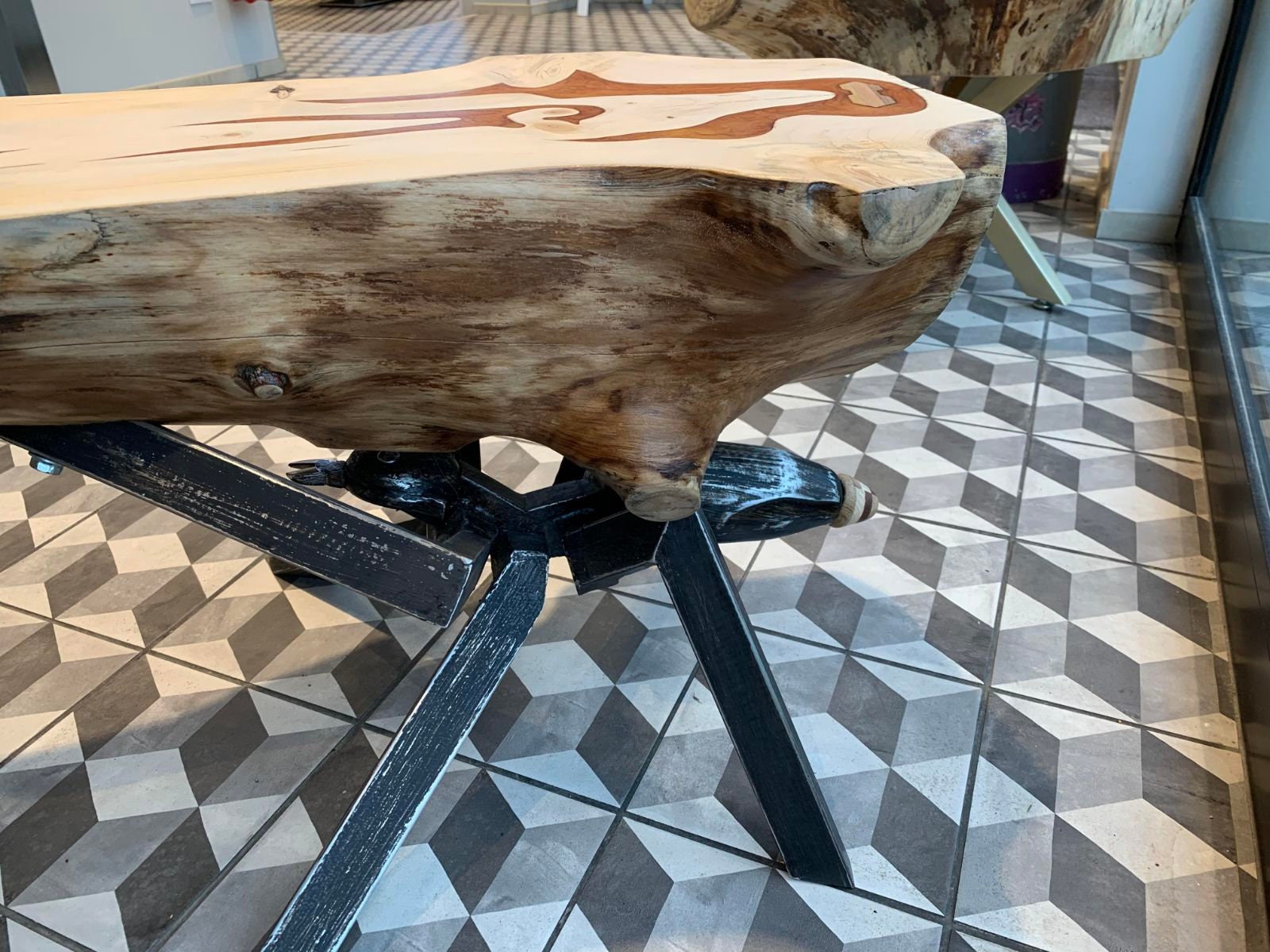 unique creation art Steampunk coffee table ants