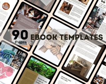 Ebook Template Canva | Coaching Guide Book Canva Template| Lead Magnet | Course Creator Template | Modern Workbook