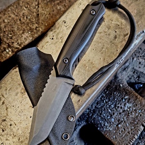 Outdoor knife Tactical Tanto-Harpoon. Outdoor knife, camping knife, EDC gear. image 3