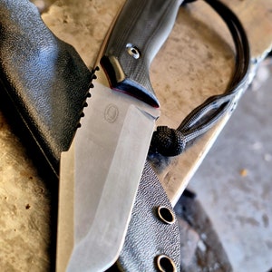 Outdoor knife Tactical Tanto-Harpoon. Outdoor knife, camping knife, EDC gear. image 2