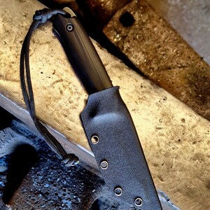 Outdoor knife Tactical Tanto-Harpoon. Outdoor knife, camping knife, EDC gear. image 4