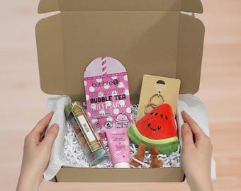 Fun Birthday Gift Box with Jelly Sweets & Pamper Treats