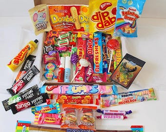 Retro Sweets Gift Box: Personalized Old Fashioned Candy Hamper
