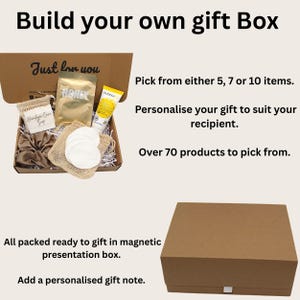 Pamper Hamper Build your own 5 item gift,  Birthday, Christmas treats for her, bestie pamper gifts, Personalised Gifting For Any Occasion