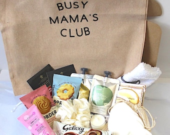 Mum Pamper Gift Box with Tote Bag & Self Care Treats