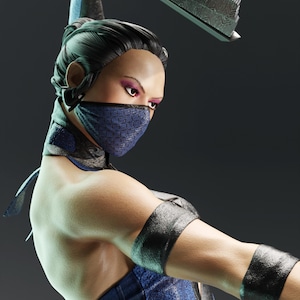 Mortal Kombat, Mileena, Kitana, 3D Stl, 3D Print Model, 3D Model for Printing, 3D Printable Figure, 3D Print Ready STL