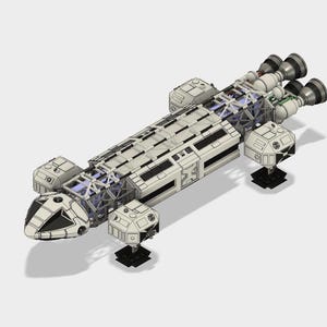 Rymd 1999 Eagle Transporter 3D-modell STL-filer för nedladdning - Sci-Fi-rymdskepp bild 9