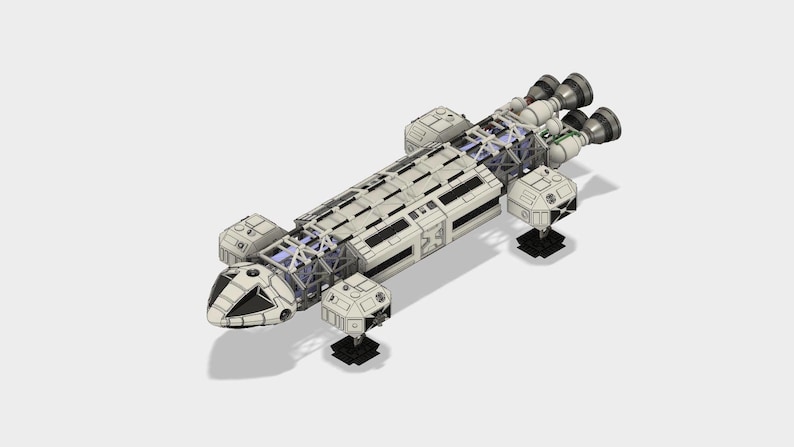 Rymd 1999 Eagle Transporter 3D-modell STL-filer för nedladdning - Sci-Fi-rymdskepp bild 9