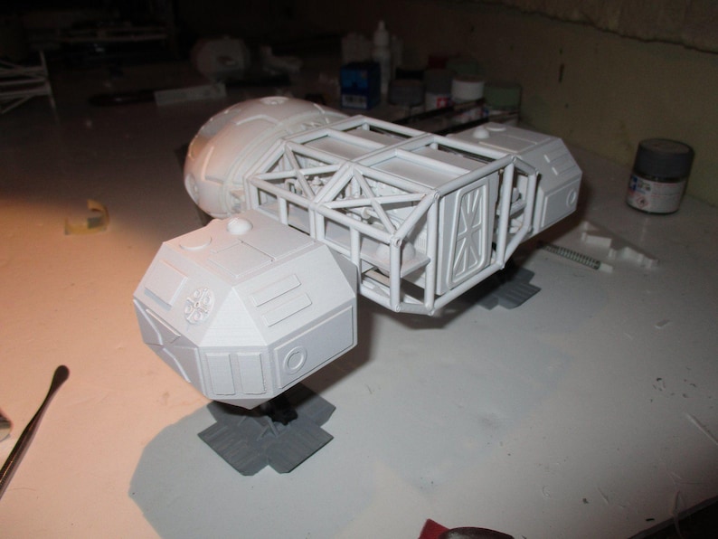 Rymd 1999 Eagle Transporter 3D-modell STL-filer för nedladdning - Sci-Fi-rymdskepp bild 7