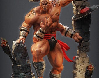Goro Mortal Kombat 3D Printable Model - STL File for DIY Printing
