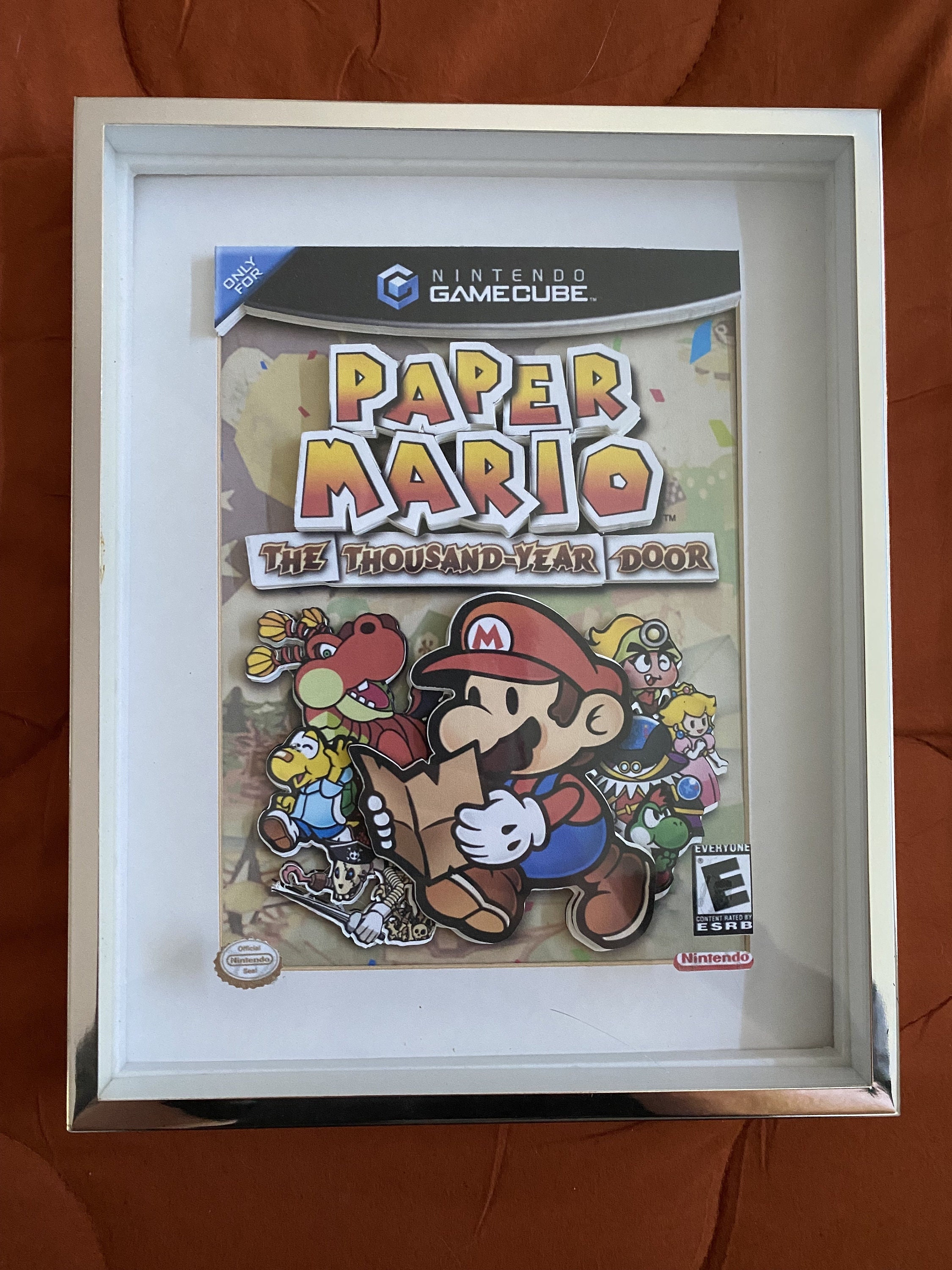 Paper Mario Thousand Year Door 3D Diorama Cube Glitz Pit 