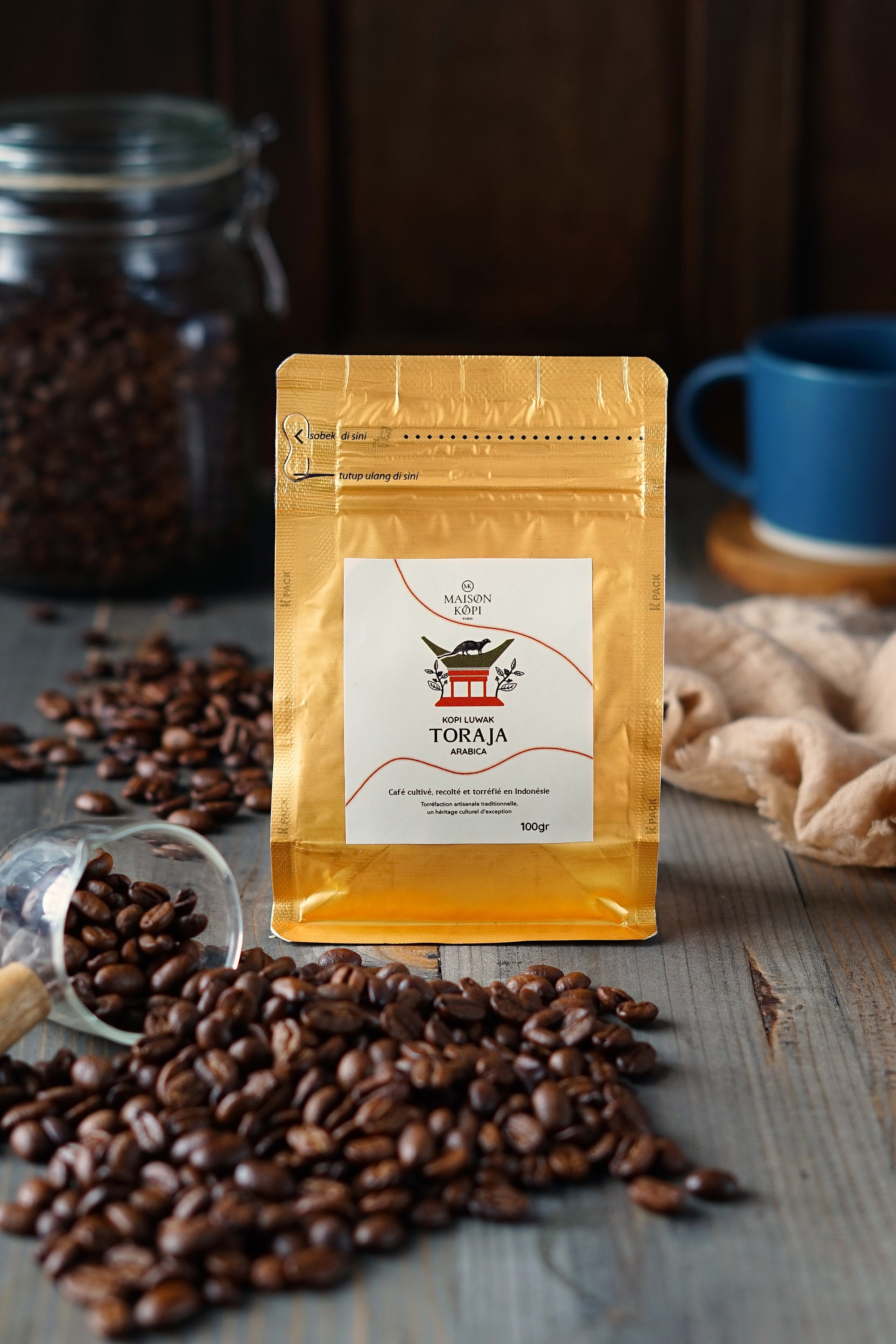 Kopi Luwak Toraja 100% Arabica Coffee Beans - Indonesian Origin