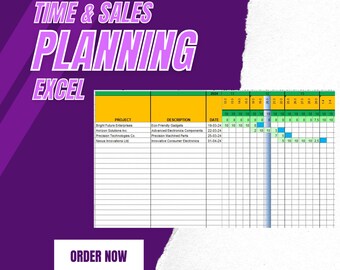 Sales & Project Planner 2024 Excel Edition