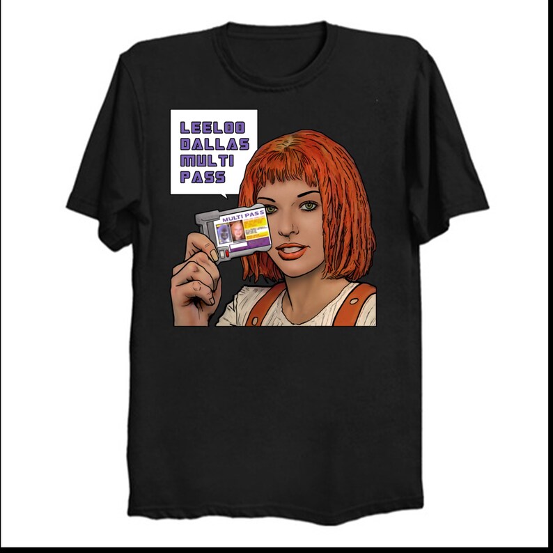 Leeloo Dallas Multipass T-shirt various Colors - Etsy