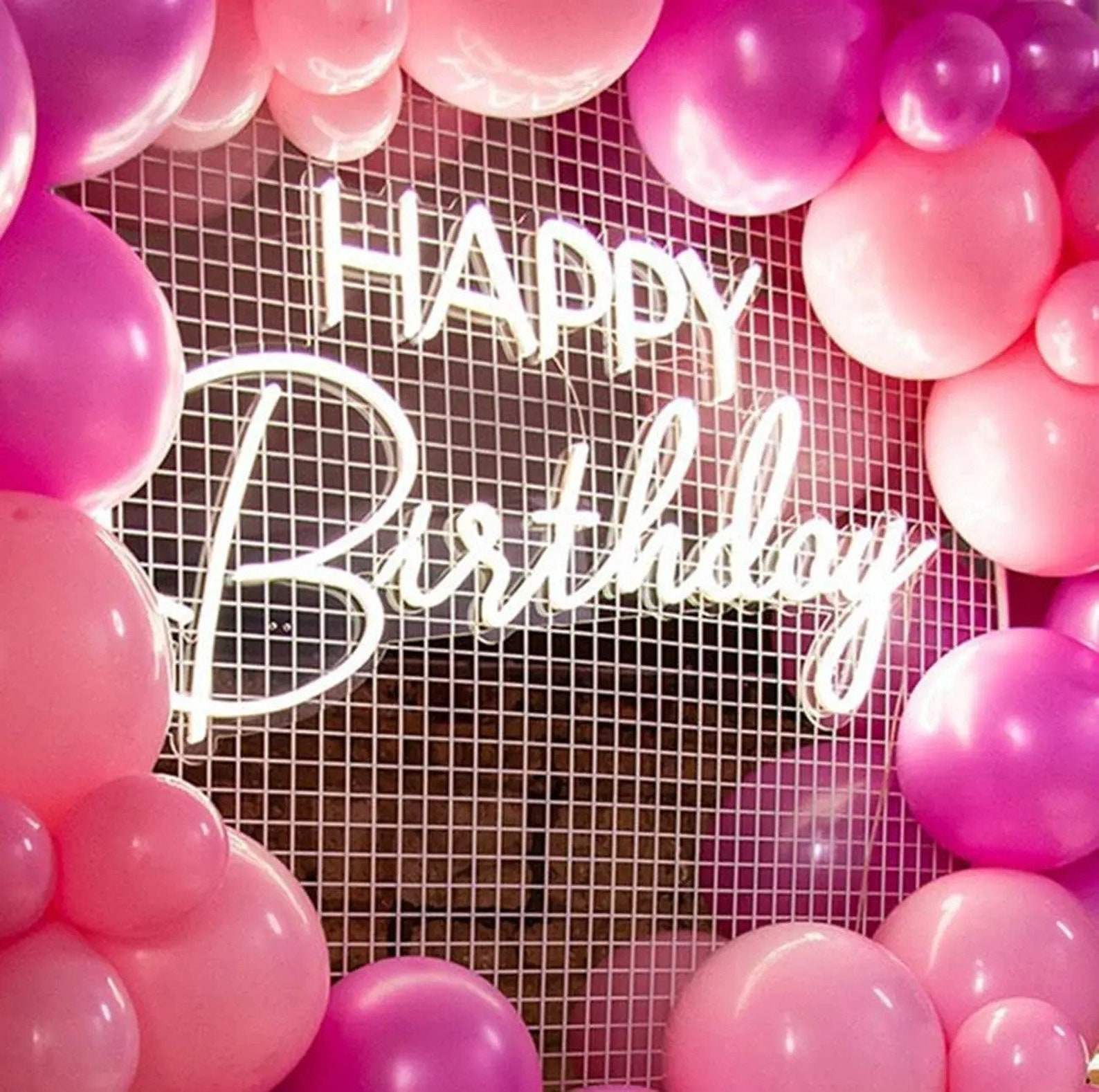 Custom Birthday Sign Custom Neon Birthday Sign Birthday Neon Sign Happy
