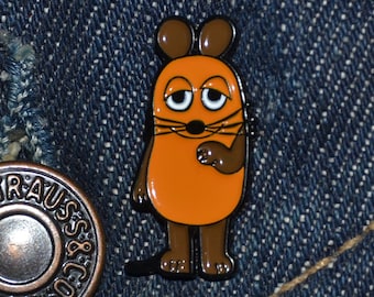 Vintage Die Maus Style Pin (max.dim 25 mm) - Enamel Metal Lapel Pin Badge mb ts