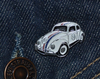 VW Beatle 53, Herbie HerbyVW Beetle (max.dim 25 mm) - Épinglette en métal émaillé pour voiture