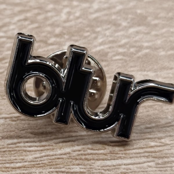 Blur Style Pin (max.dim 25 mm) Enamel Metal Lapel Badge Song2 Park Life Britpop Blur Suede Wonderwall Morning Glory Music MC