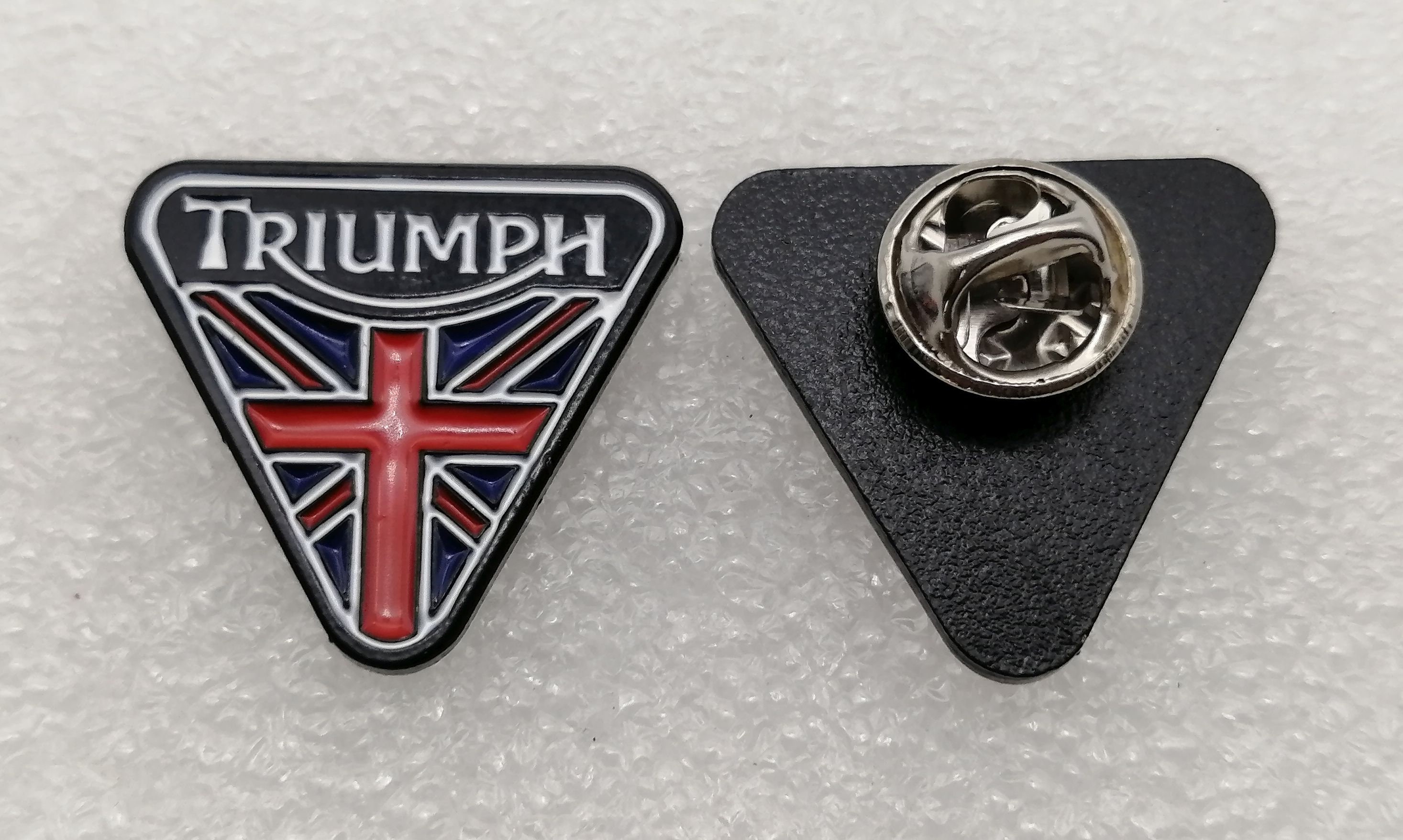 Triumph Motorcycle Triangle Pin (max.dim 25 Mm) Vintage Deadstock