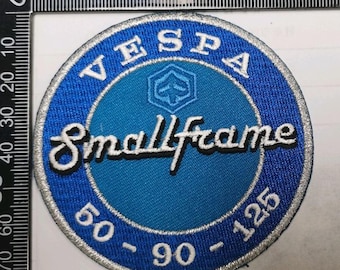 Vespa Smallframe Patch Vintage max. Dim 3 inch/8 cm embroidered PK, Special S Promavera ET3 ETS 50 90 125 MC