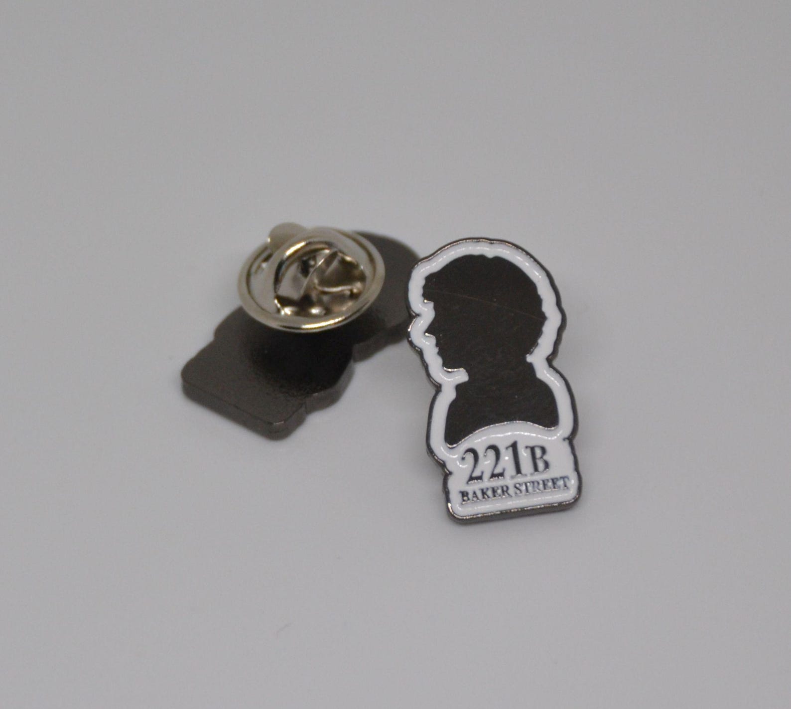 Street Pin 221B Baker Street Pin Sherlock Style (max.dim 22 Mm) Dr. Watson ...