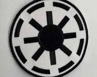 スターウォーズ共和国スタイルロゴパッチクローントルーパー（直径3インチ/ 8 cm）刺繍、レックスコーディスターウォーズ