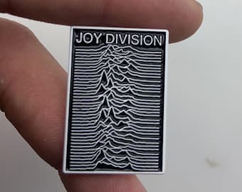 Joy Divison Logo Pin (max.dim 29 mm) Vintage Enamel Metal Lapel Pin Badge Music ts MC