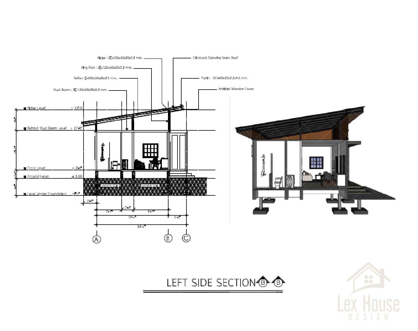 Mini Plan Small House Plan, Modern House Plan, Tiny House Floorplan, Modern Tiny ...