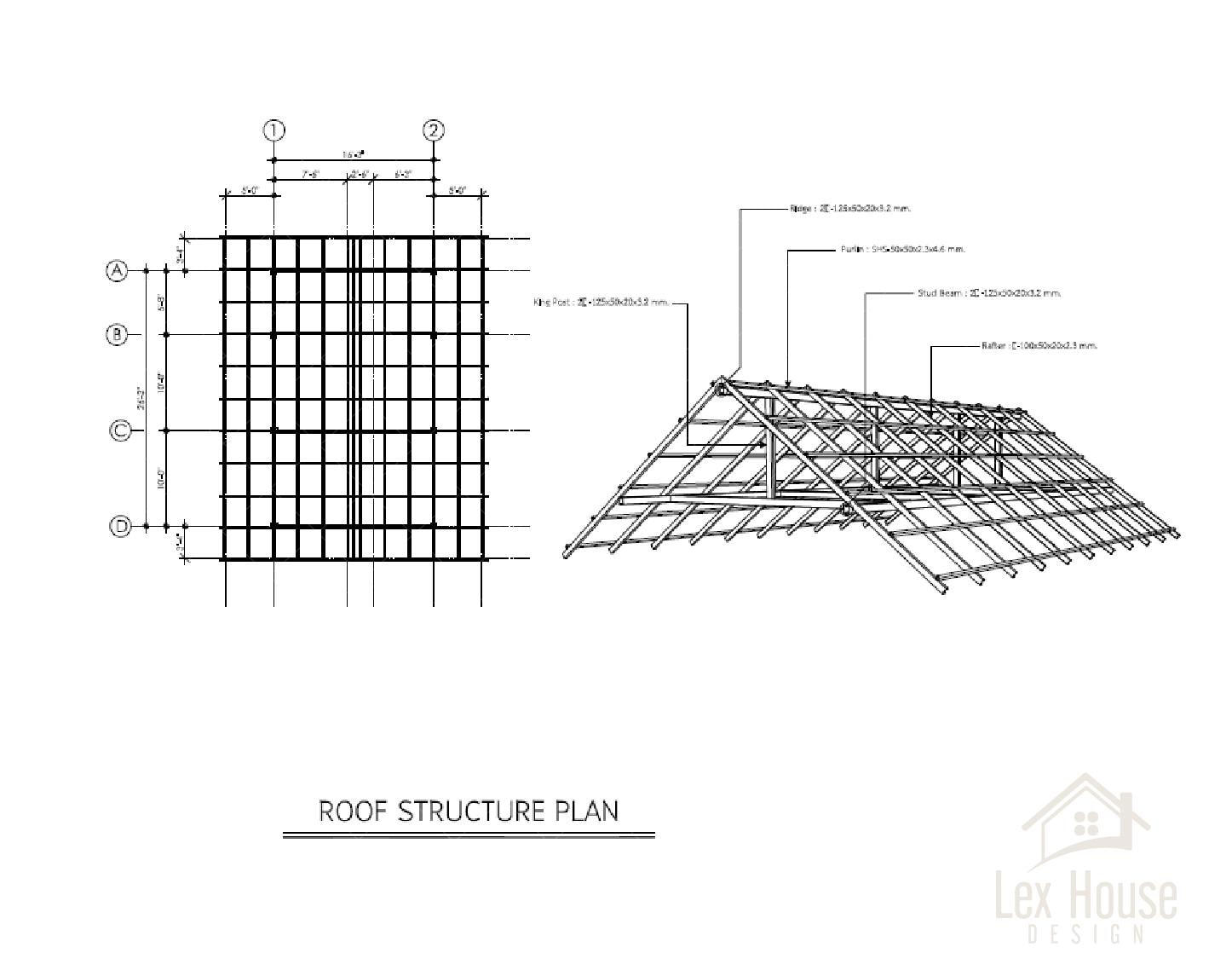 Mini Plan Small Modern House Plan, Modern House Plan, Tiny House Floorplan ...