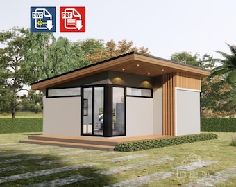 Plan d'une petite maison moderne, Petite maison, Plan de maison moderne, Plan d'une petite maison, Conception d'une petite maison moderne, Plan d'étage de base [A11]