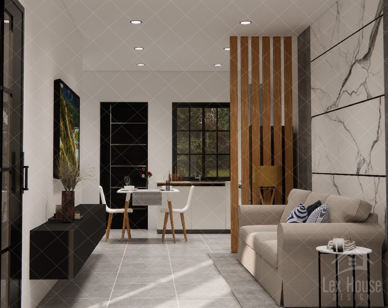 Mini Plan Small House Plan, Modern House Plan, Tiny House Floorplan, Modern Tiny ...